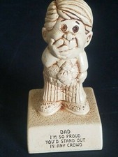 FIGURA PAULA VINTAGE W-323 1972 "PAPÁ ESTOY TAN ORGULLOSO DE QUE DESTACARÍAS ENTRE CUALQUIER MULTITUD"