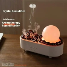 Crystal volcano jellyfish spray aromatherapy desktop humidifier Heavy Fog