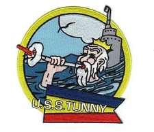 USS Tunny SSG 282, King Neptune BC Patch C7050