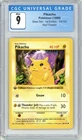 Pokemon Pikachu Red Cheeks #58 Base Set 1st Edition Shadowless CGC 9 Mint