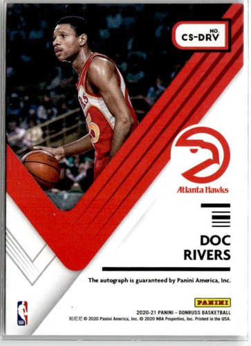 2020-21 Donruss #CS-DRV Doc Rivers Choice Signatures Gold #/10 - Picture 2 of 2