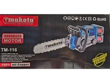 MAKOTA Motosega  A Batteria 16” POLLICI Doppia batteria 68V DOPPIO Caricatore