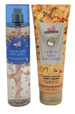 Bath Body Works Milk Bar Cereal Milk Mist Body Cream Set