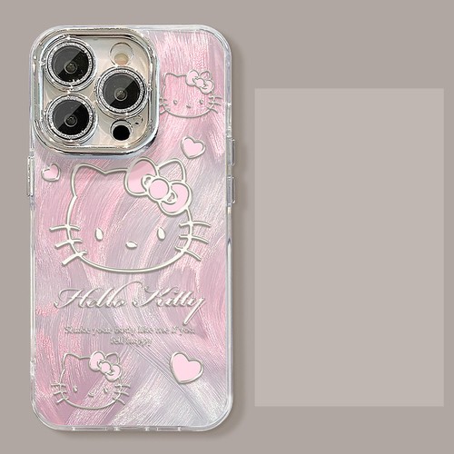 For iPhone 16 Pro Max 15 14 13 12 Phone Cover Feather Yarn Bracket Bracelet Case - 第 10/13 張圖片