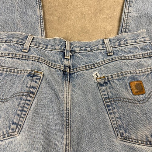 Jean de travail vintage Carhartt denim 34 taille 32 jambes - Photo 2/5