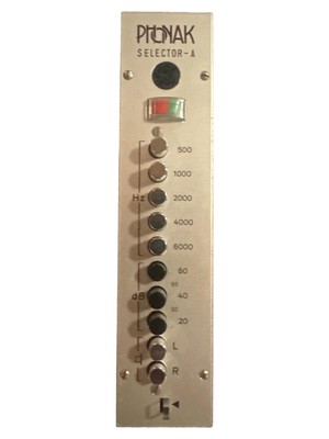 Phonak Selector-A G-Nr.10433 Audiometer Silber Hörtest Gerät