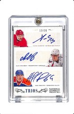 2013-14 PANINI NATIONAL TREASURES PAVEL DATSYUK ALEX OVECHKIN YAKUPOV TRIOS /20