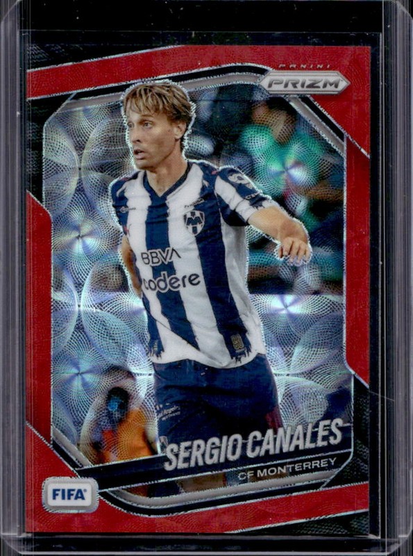 2025-26 Panini Prizm FIFA Sergio Canales Choice Red Prizm #/88