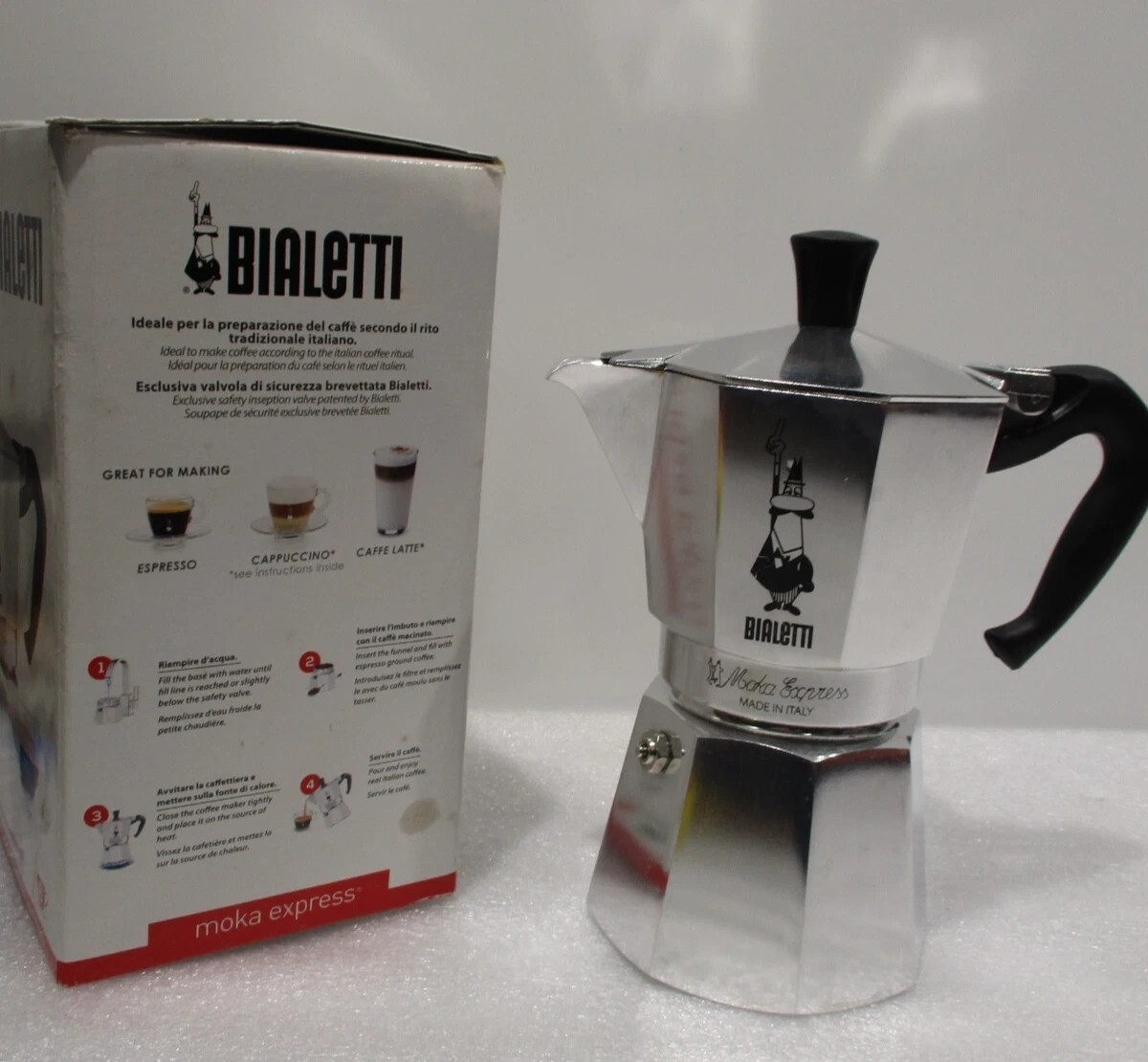 Bialetti Moka Making Espresso In A Coffee Maker BIALETTI-Moka