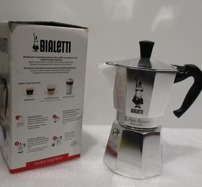 BIALETTI-Moka Express: Italian Stovetop Espresso Maker, Moka Pot Cups 