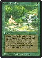 Magic MTG Legends Sylvan Paradise LIGHTLY PLAYED LP