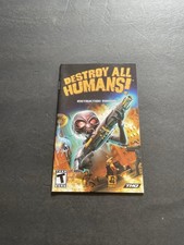 Destroy humans ps2 Manual only