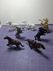 Vintage Marx 54mm Horses 7 Piece Lot
