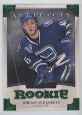 2013-14 Upper Deck Artifacts Rookies Emerald 41/99 Jordan Schroeder #174 xp6