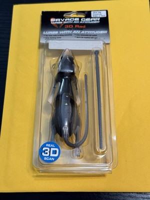 Savage Gear 3D Rad Rat Top Water-Wake-Diving Bait 7 3/4  1 oz  Grey