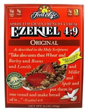 Food for Life Sprouted Crunchy Cereal Ezekiel 4:9 - Original | 16 Oz Box