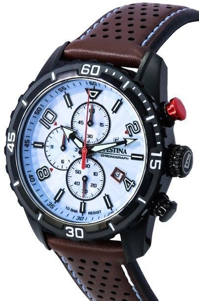 Festina Sport Chronograph Blue Dial Quartz F20519-1 F205191 100M Men's Watch