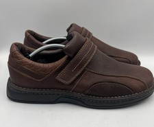 Image of Hush Puppies Calaveras Shoes Brown Leather Casual comfy Size UK 12 EU 47 New
