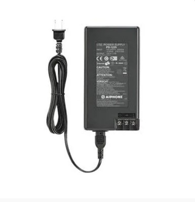 Aiphone PS-1208UL 12V DC Power Supply, 0.8A, UL Listed