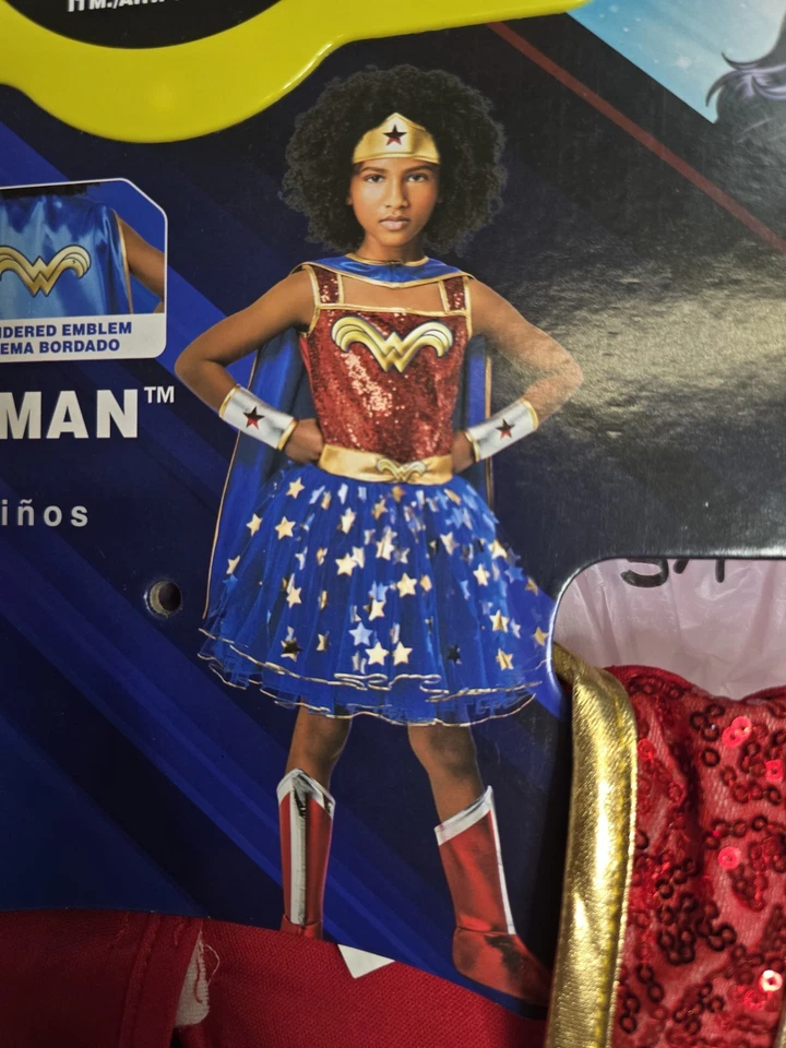 Disfraz de Mujer Maravilla Rubíes Halloween Niño Talla 6 Foto 2 de 4
