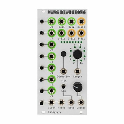 Fancyyyyy Sprossenabteilungen komplexer Taktteiler/CV Generator Modul