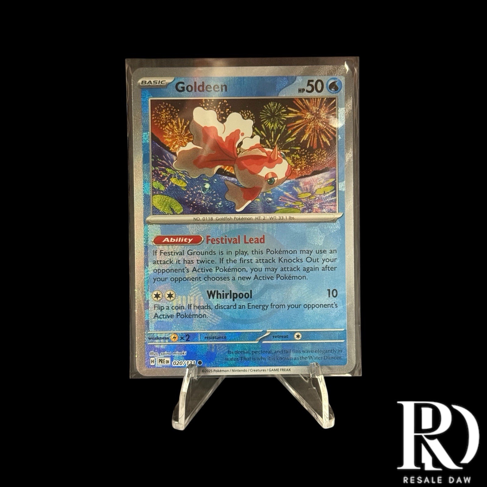Pokémon TCG SV-Prismatic Evolutions Goldeen #20/131 Poke Ball