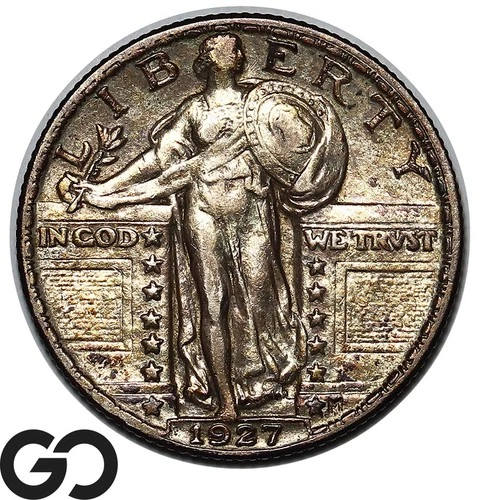1927 Standing Liberty Quarter, Choice AU