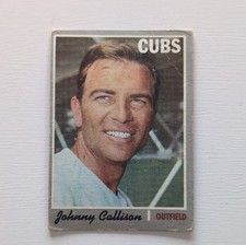 Topps 1970 Johnny Callison #375 Chicago Cubs Baseball Card MLB