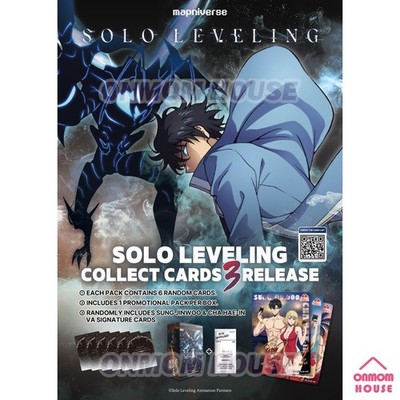 Solo Leveling Collect Card Vol.3 Booster Box Korean TCG 1Box