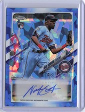 2021 Topps Chrome Update Sapphire Edition #RA-NGO Nick Gordon Rookie Auto