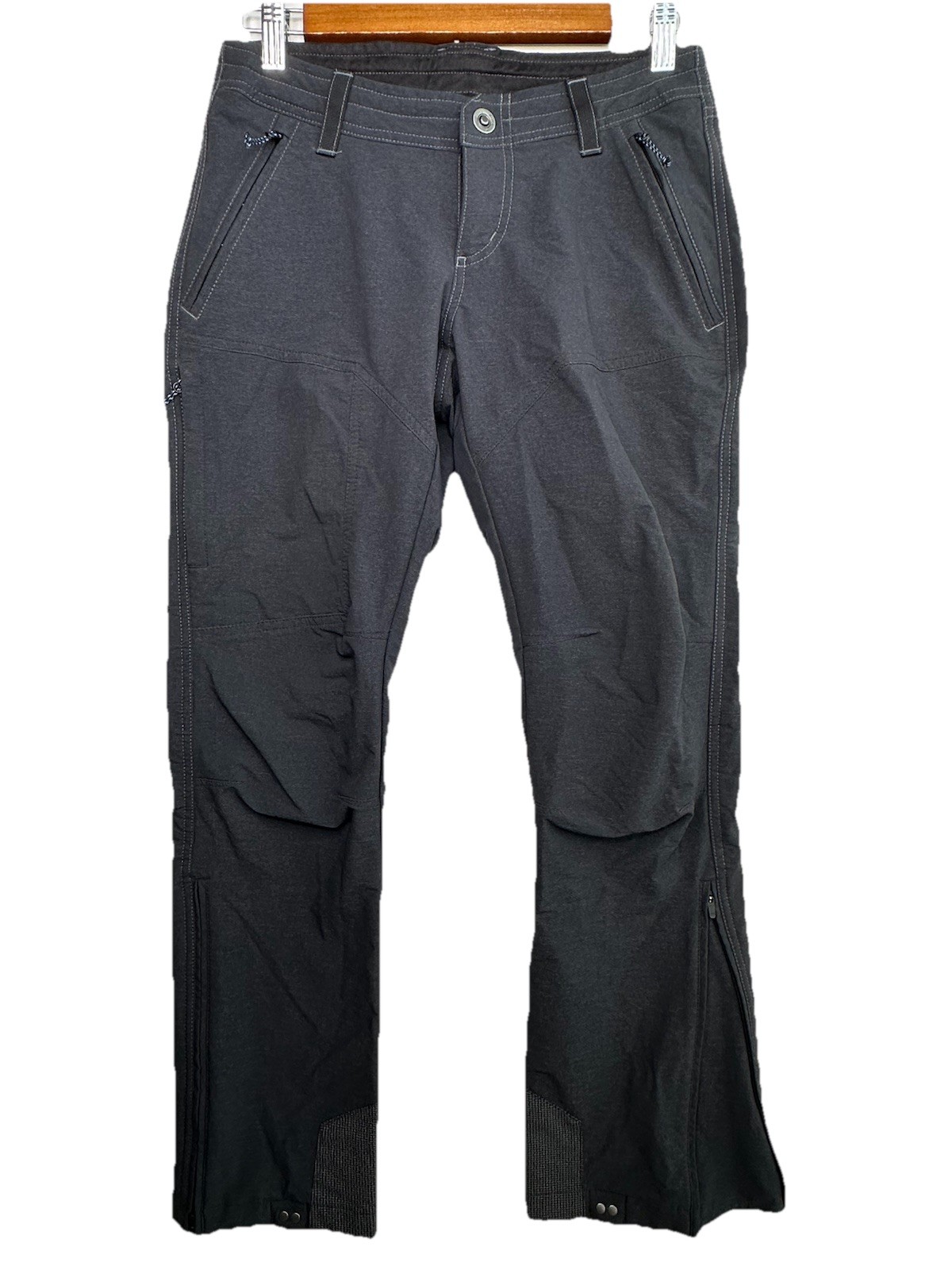 Kuhl Women's Klash Pants Outdoor Hiking Utility-Gotham Black Size 2 SHORT