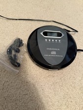Insignia NS-P4112 Portable CD Player Anti-Shock Tested With Headphones 4658