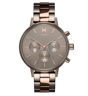 MVMT Women's Nova Watch 38mm Rose Gold Titanium Styling