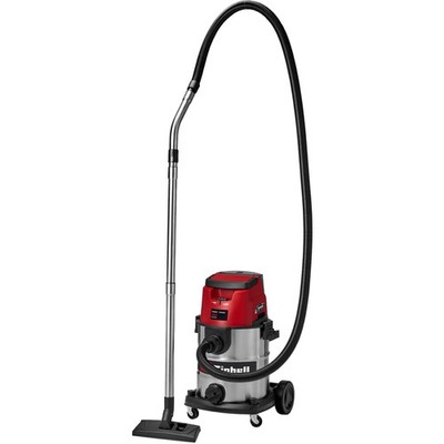 EINHELL TE-VC 36/25 Li S-Solo (2x 18Volt), Nass-/Trockensauger, rot