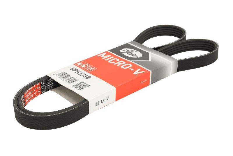 2x ✅Fits GATES GAT5PK1368 V-ribbed Belt GAT5PK1368 Multi-V-belt (5PK ⭐UK Seller⭐
