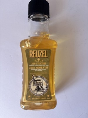 REUZEL Holland s Finest 3 in-1  Tea Tree Shampoo Conditioner Body Wash  3.38 Oz