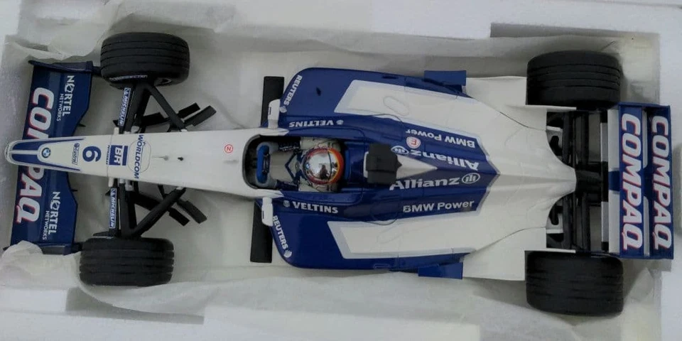 Modellino auto Williams F1 BMW FW23 Montoya scala 1/18 da collezione - Immagine 4 di 4
