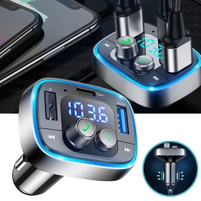Bluetooth FM Transmitter AUX Auto KFZ MP3 Player Radio Adapter USB Ladegerät