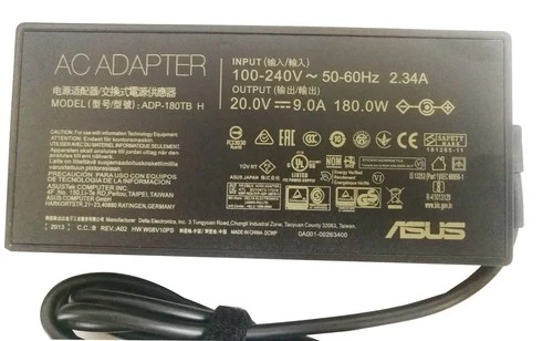 20V 9A 180W AC Adapter Charger For Asus ROG Zephyrus G GA502 GA502D GA502DU