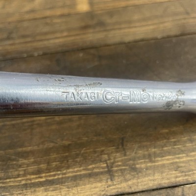 Vintage Takagi BMX Crank Arms Japan Cr-Mo 175x24 OPC 1pC OG 80s