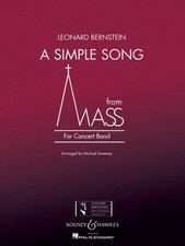A Simple Song from Mass Concert Band Sheet Music Leonard Bernstein 048020911