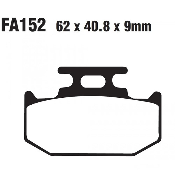 Bremsbelag BremsbeläGe Hinten Sinter MX-S EBC FüR Kawasaki KLX 650 C 1993-1995-image