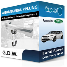 G.D.W. Anhängekupplung abnehmbar passend für Land Rover Discovery Sport 20- neu