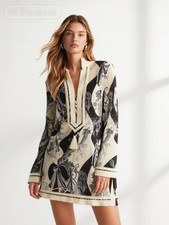 Tory Burch Tory Tunic S Caftan Swim Cover Up French Cream Muse