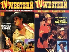 TV Western Set Photo Covers Alex Toth Spiegle Buscema Roy Rogers Dale Evans 1 2