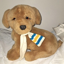 Dakin Soft Classics Vintage Dog Plush Stuffed Animal Golden Retriever Puppy