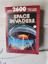 1988 Space Invaders Atari 2600 Video Game, Red Box Version, Factory Sealed 