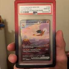 Charizard EX Special Illustration Rare PSA 10, #199/165, Pokémon 151