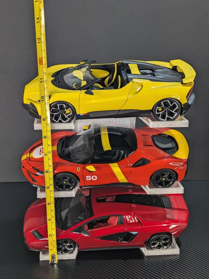 1/18 1:18 Scale Car Models Stand - Holds 3 Cars with RGB - Image 4 of 4