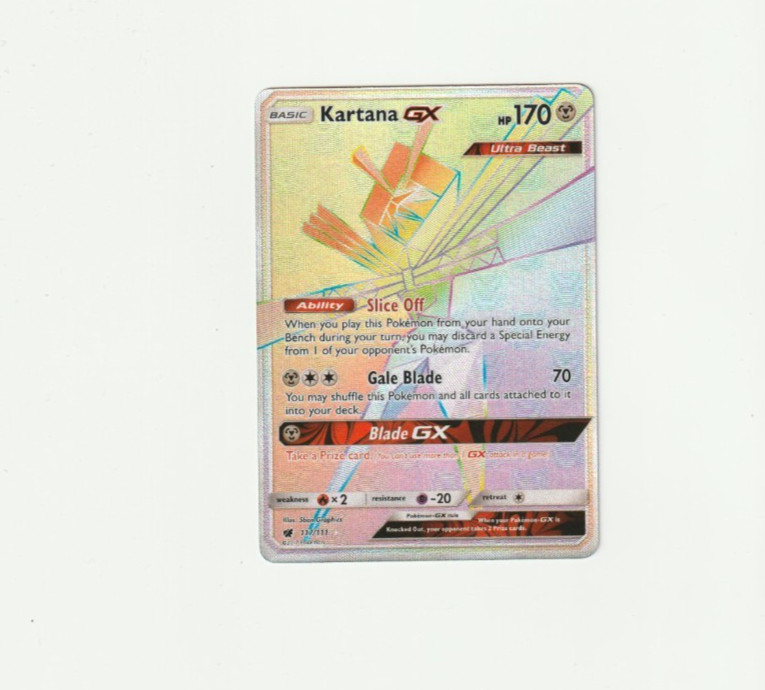 Kartana GX (Secret) 117/111 Sm-Crimson Invasion Holo